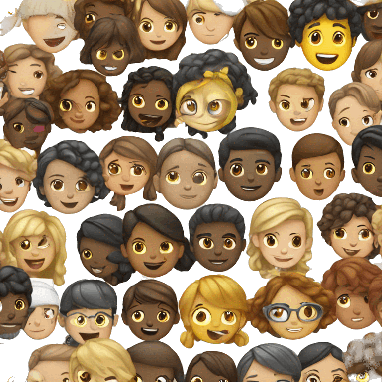 kids in languages camp emoji