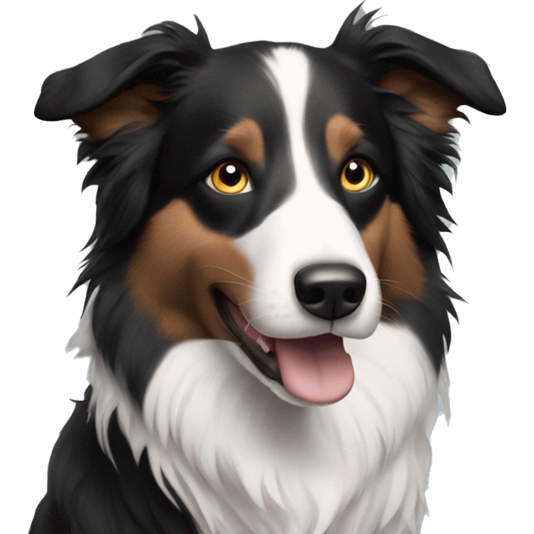 Merel border collie  emoji