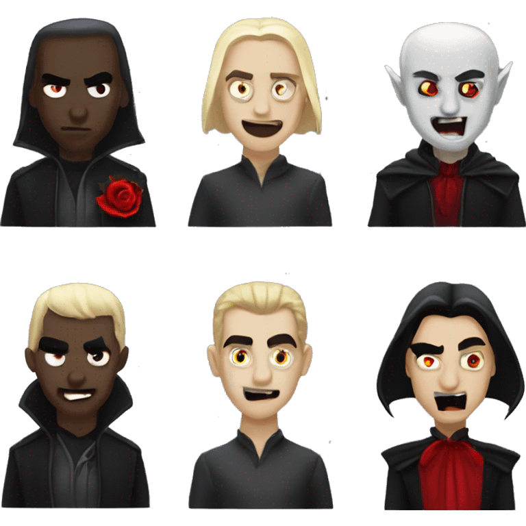 Theme: Vampires, Darkness, Rejection (think gothic, mysterious, epic — but with that unique twist of being a rejected vampire!) emoji