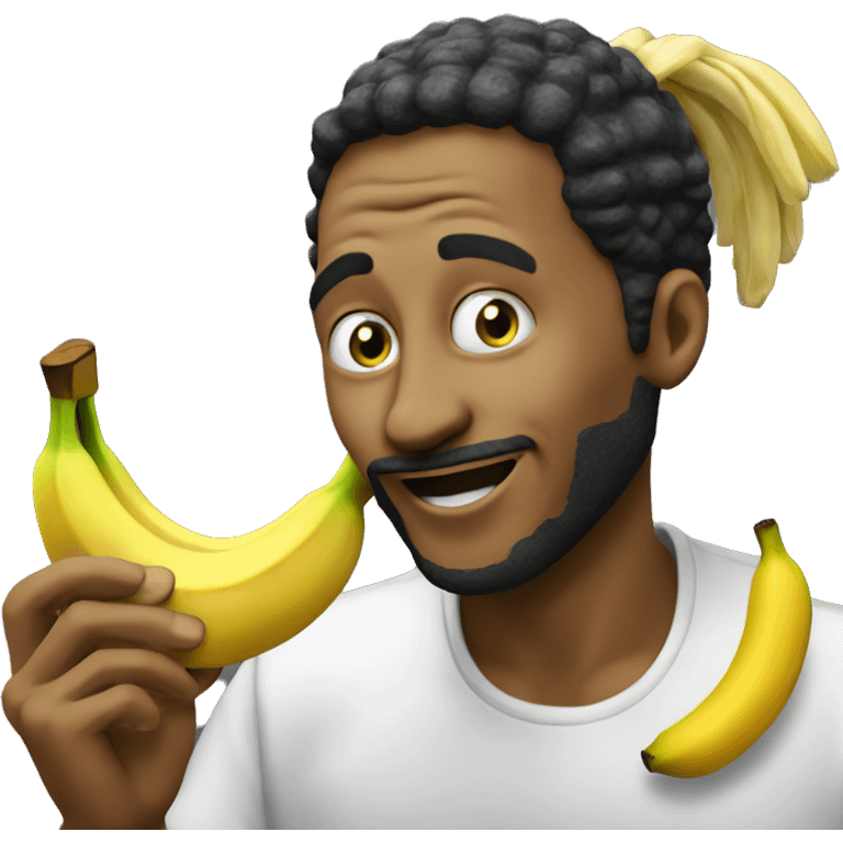 ladro che mangia una banana emoji