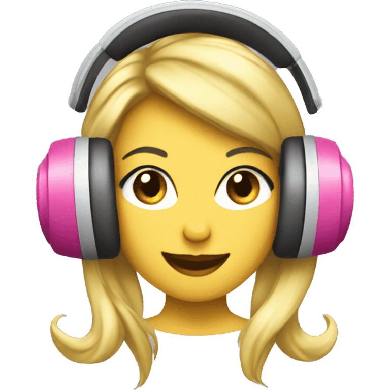 Coquette headphones emoji