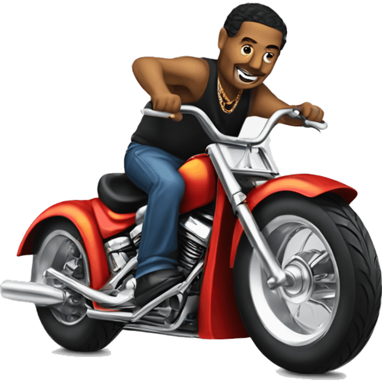 Lowrider 3 wheeling emoji