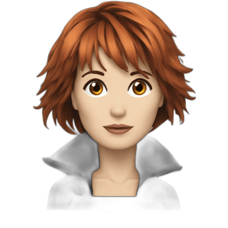 Mylène Farmer avec des ailes de corbeau emoji