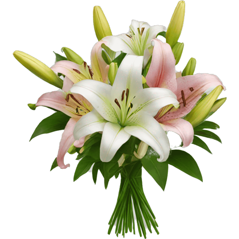 lilies bouquet emoji