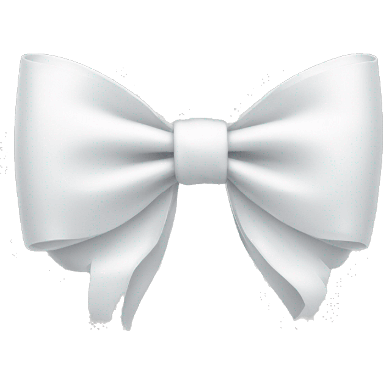 White bow emoji