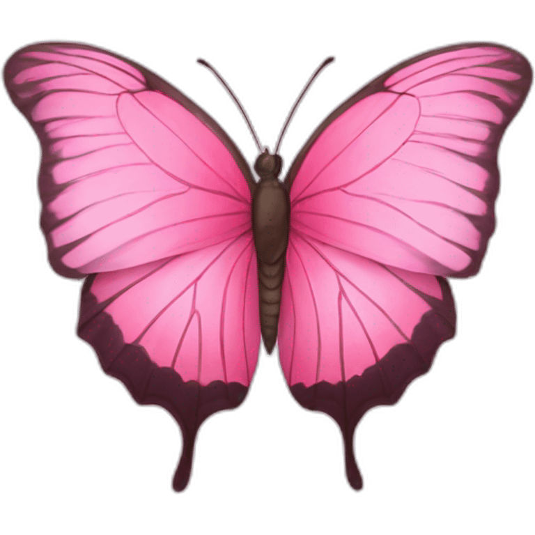 butterfly pink emoji