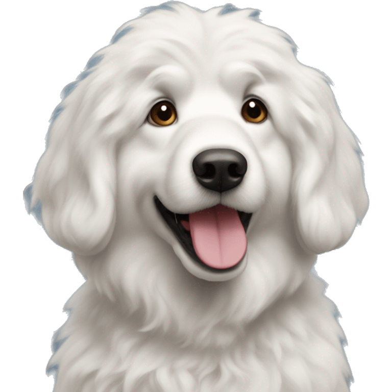 Great Pyrenees’s poodle mix emoji