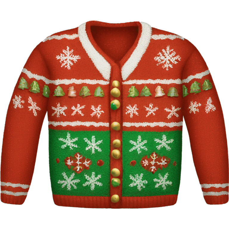 ugly christmas sweater emoji