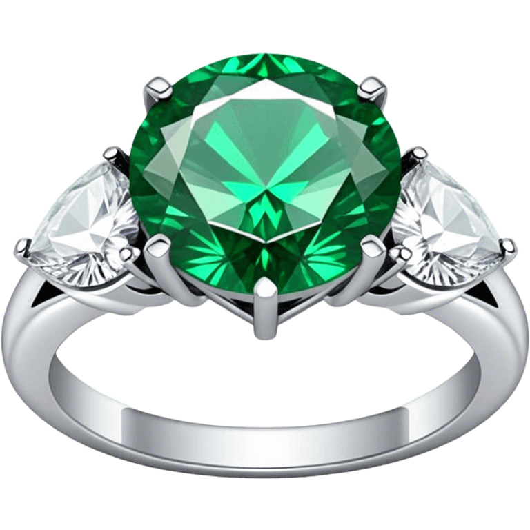 diamond emerald ring emoji