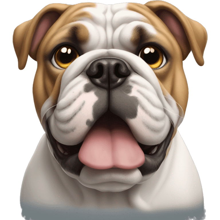 An english bulldog emoji