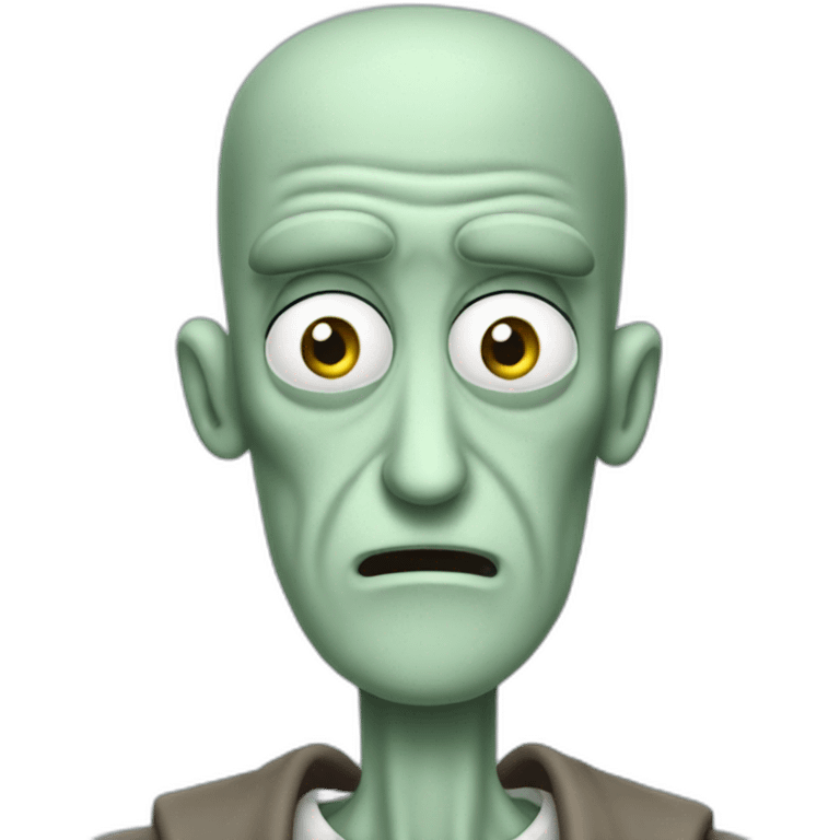 handsome squidward emoji