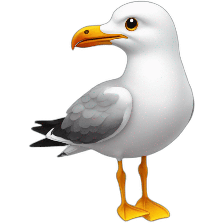 cool seagull emoji