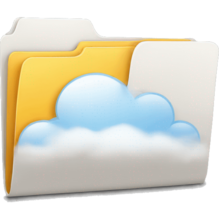 folder cloud emoji