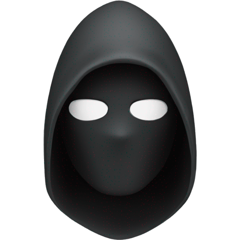 mysterious masked hooded man emoji