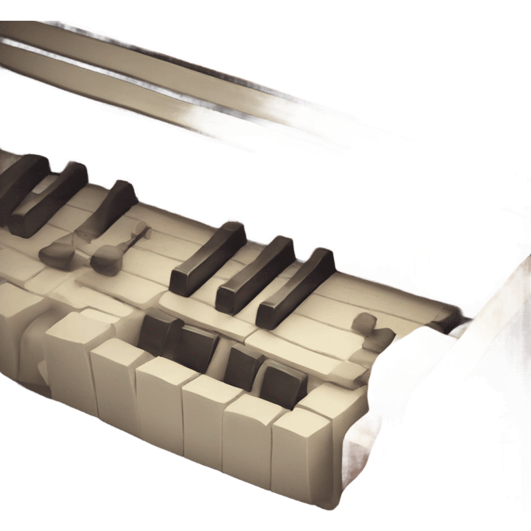 retro piano emoji