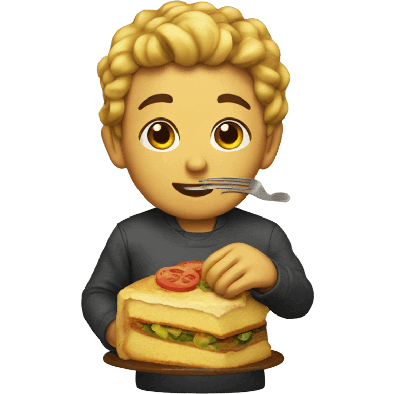 Eating torta emoji