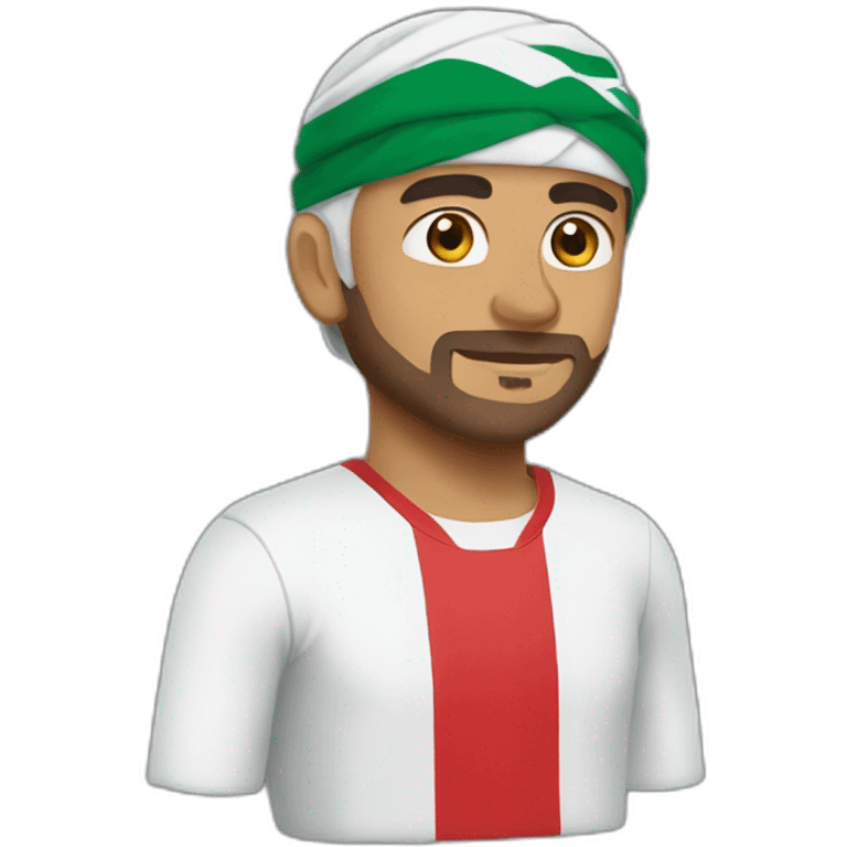 Oman A man A man wearing a sportswear in Oman 🇴🇲 emoji