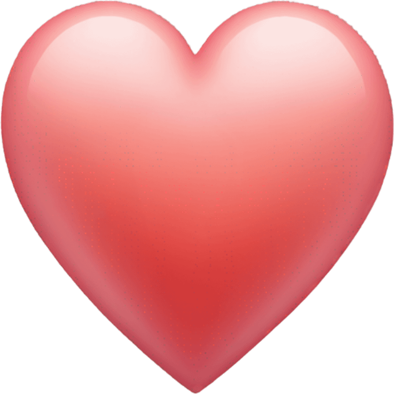 Pastel red heart emoji