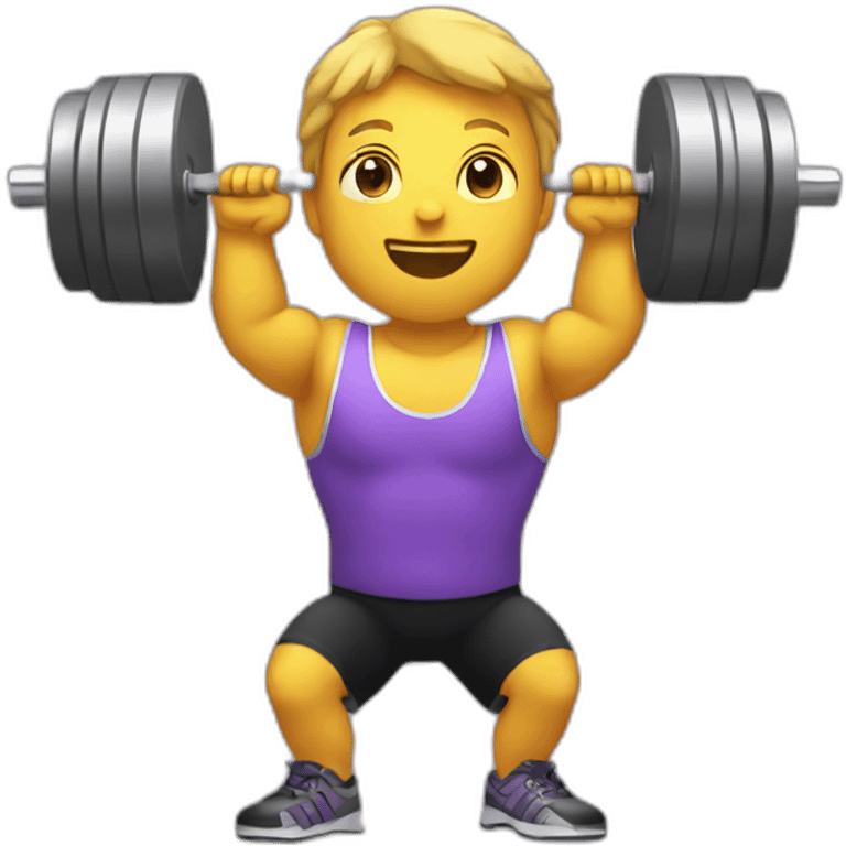 weightlifting emoji