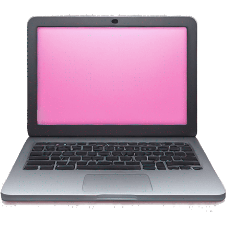 Pink laptop closed  emoji