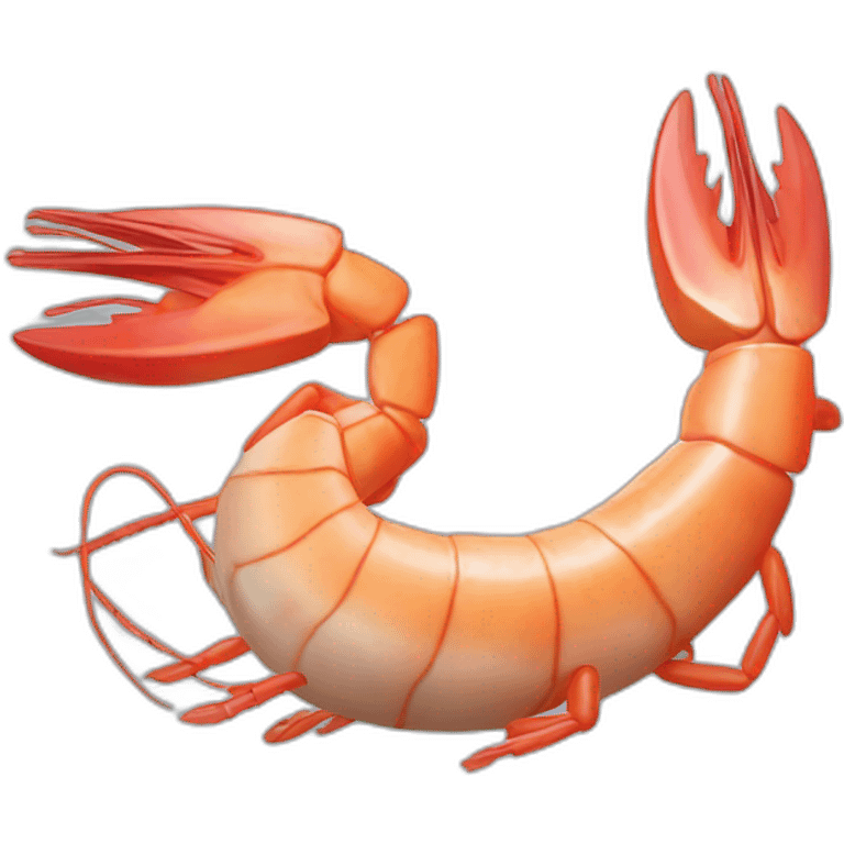 Shrimp shrug emoji