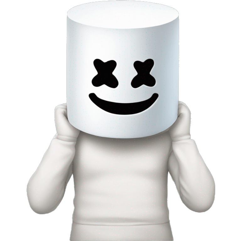 Marshmello sad emoji