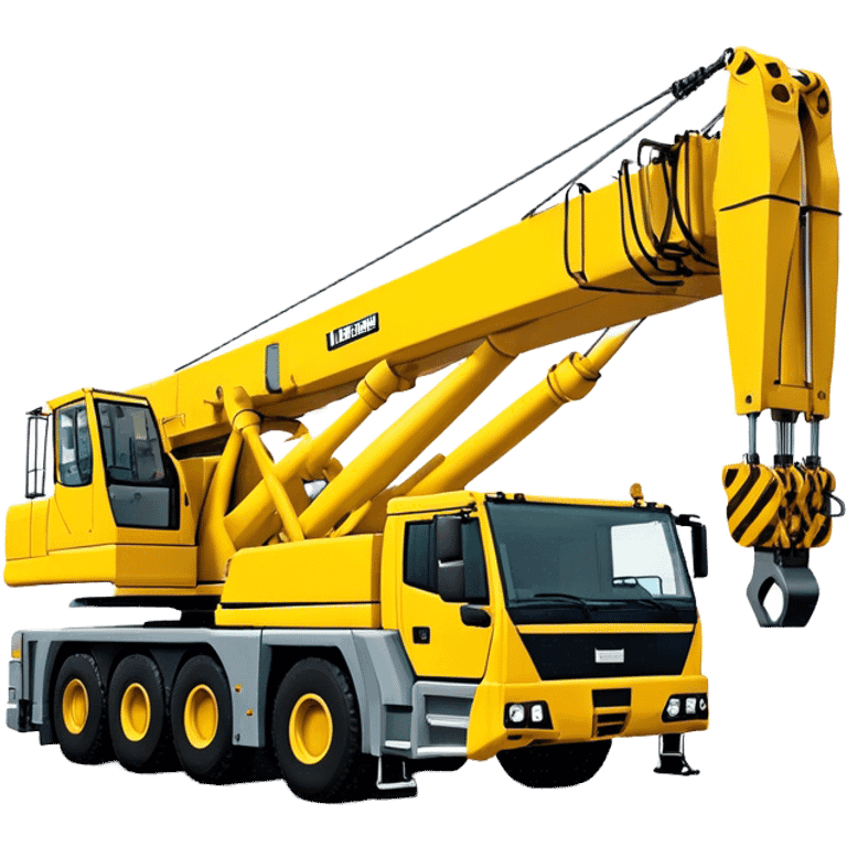 Crane - Liebherr LTM 1200-5.1 (Model Year: 2022) (Iconic colour: Yellow) emoji