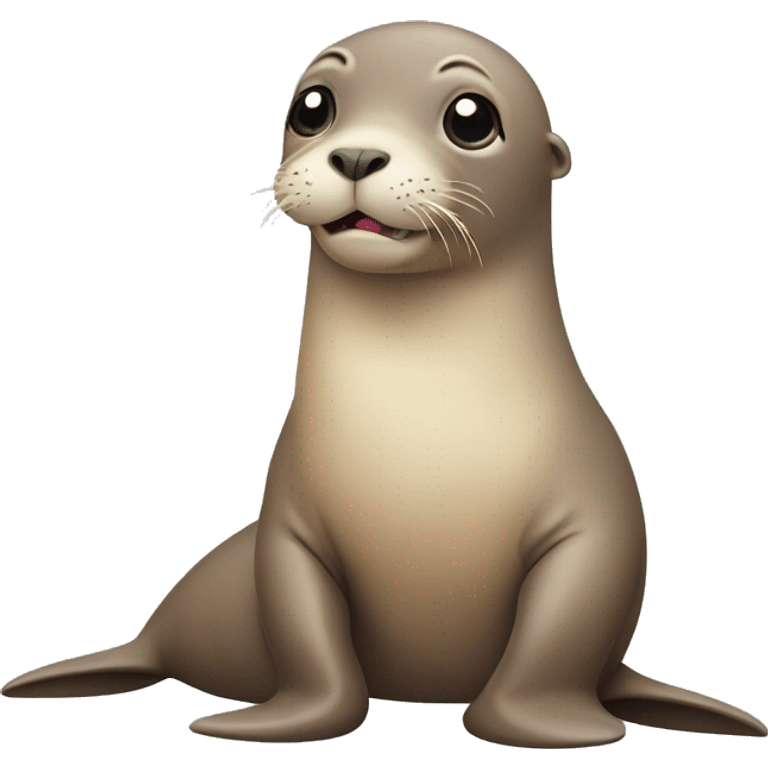 cute sea lion emoji