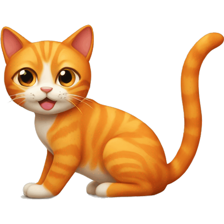 Orange cat  emoji