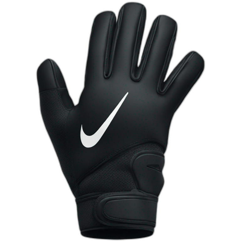 Blach nike gloves emoji