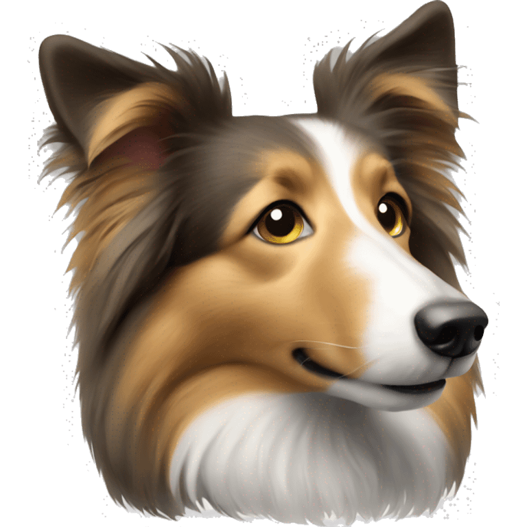 Sheltie dog emoji