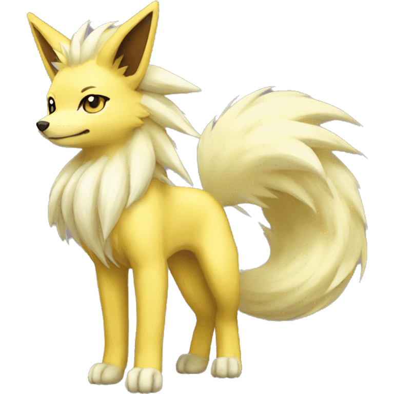 Ninetails-Jolteon full body emoji