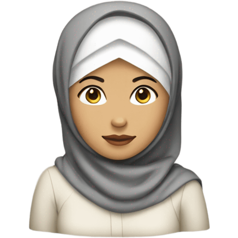 Pretty filipina hijabi emoji