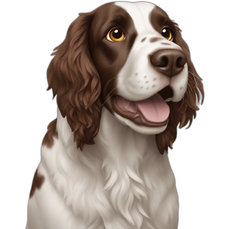 springer spaniel brown noise emoji