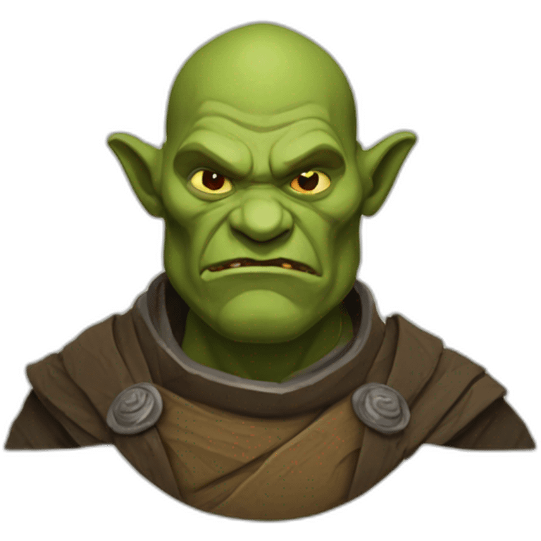 huge orc monk emoji