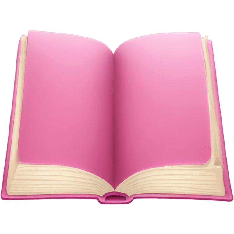 pink book standing emoji