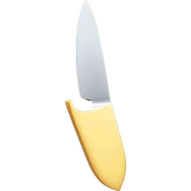 Margarine on the tip of a serrated knife emoji