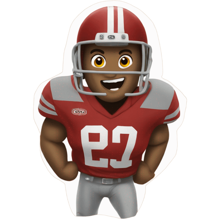 Brutus the buckeye emoji