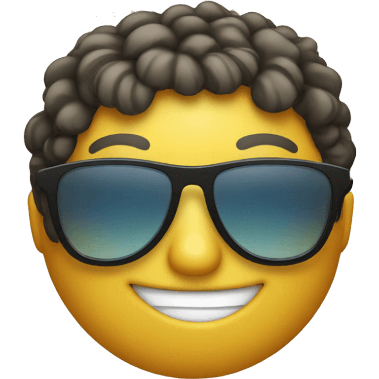 Smiling face with sunglasses  emoji