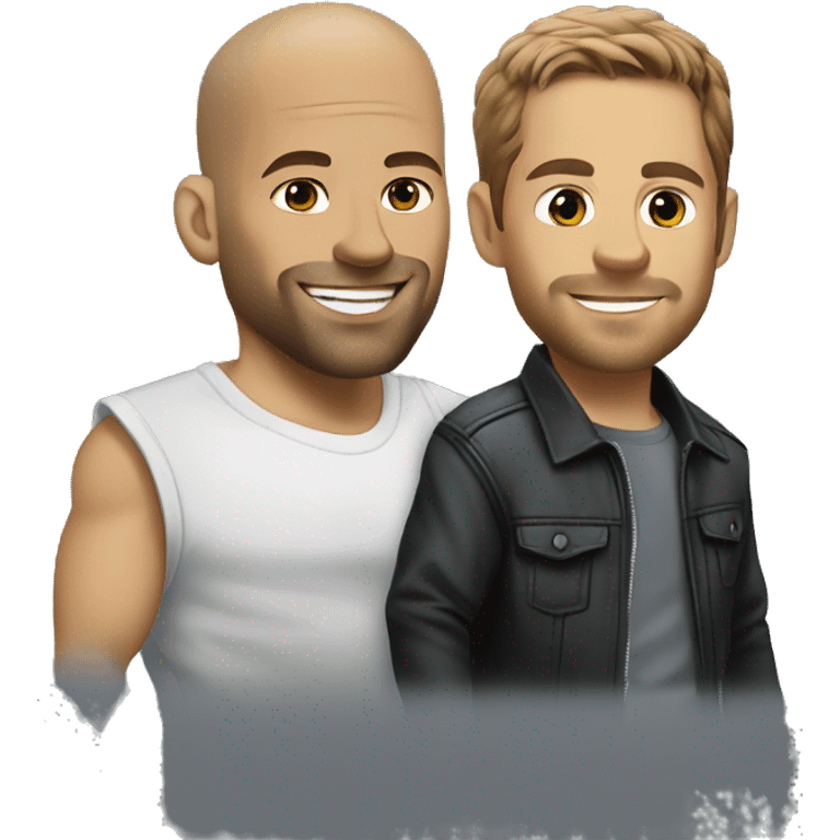 Fast & Furious dominic toretto and paul walker emoji