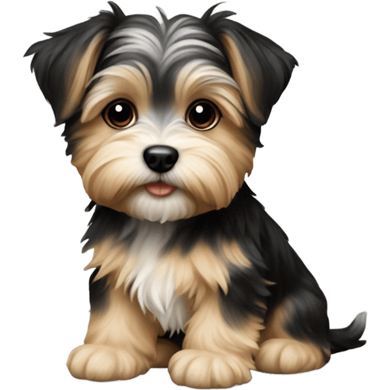 Morkie puppy emoji