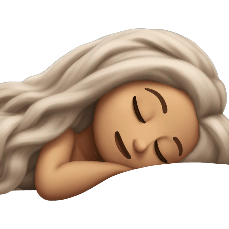 Ariana Grande sleeping emoji