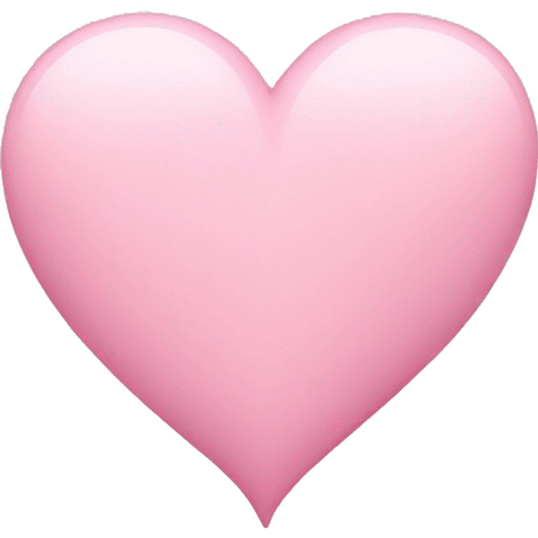 Pink pastel heart  emoji