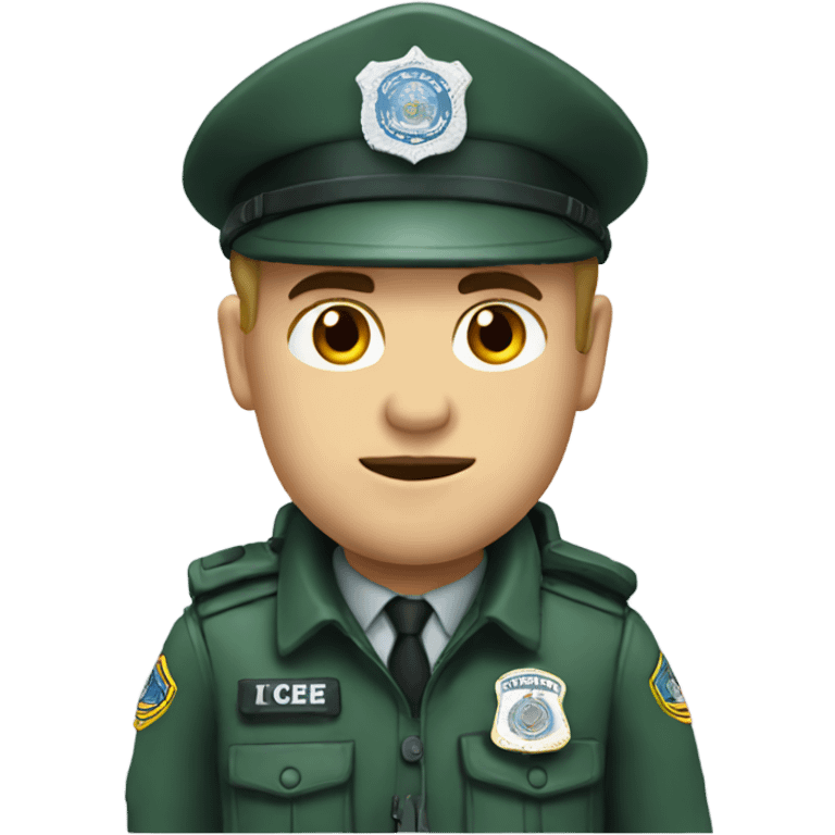 An ice border guard emoji