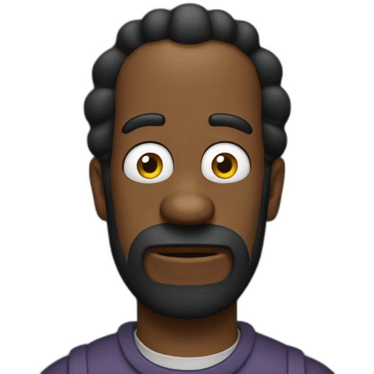 black homer simpson emoji