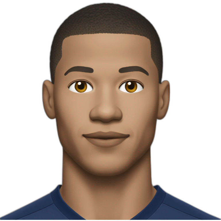 Mbappé sur robaldo emoji