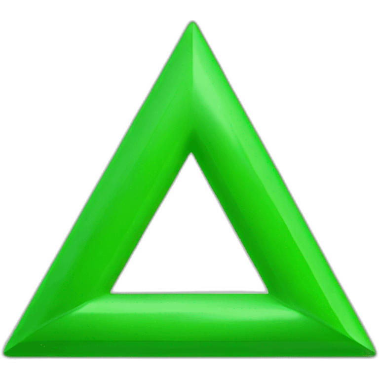 green triangle emoji