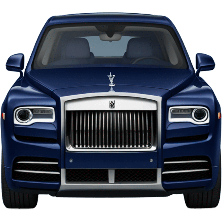 Dark blue rolls Royce cullinan  emoji