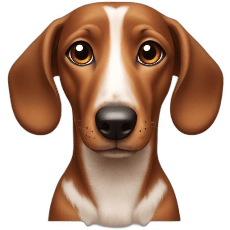 dog  daschund  brown emoji