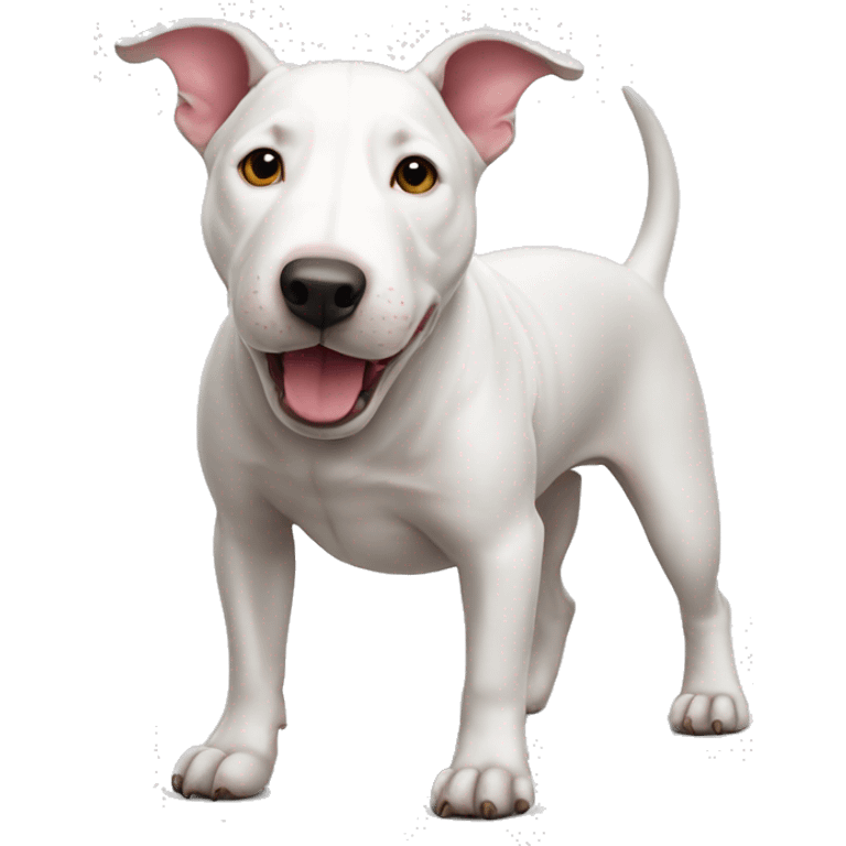 Bull terrier full body emoji